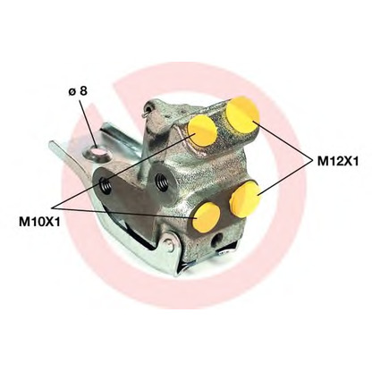 Zdjęcie Korektor siły hamowania BREMBO R68009