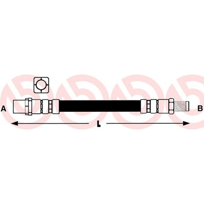 Фото Тормозной шланг BREMBO T06011