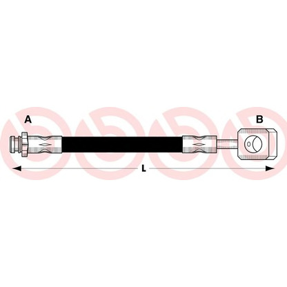 Foto Bremsschlauch BREMBO T15002