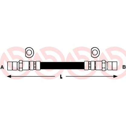 Foto Flessibile del freno BREMBO T15010