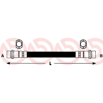 Photo Brake Hose BREMBO T23049