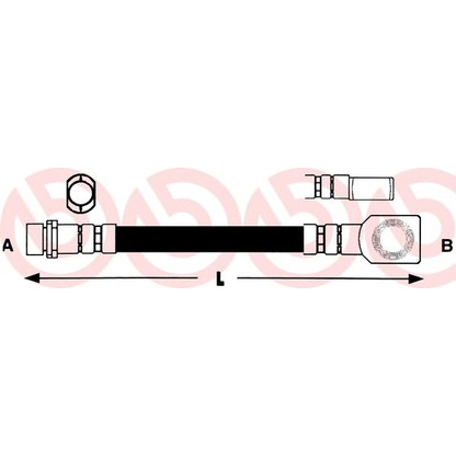 Foto Tubo flexible de frenos BREMBO T24022