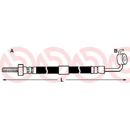 Foto Flessibile del freno BREMBO T24084