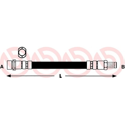 Photo Brake Hose BREMBO T24098