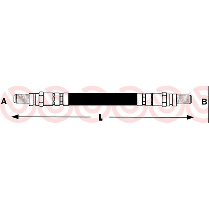 Photo Flexible de frein BREMBO T24106