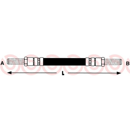 Photo Flexible de frein BREMBO T24108