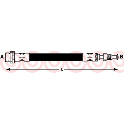 Photo Brake Hose BREMBO T24119