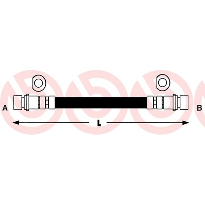 Photo Flexible de frein BREMBO T28012