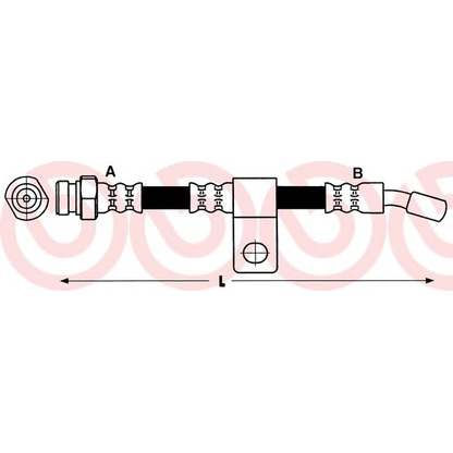 Photo Brake Hose BREMBO T30018