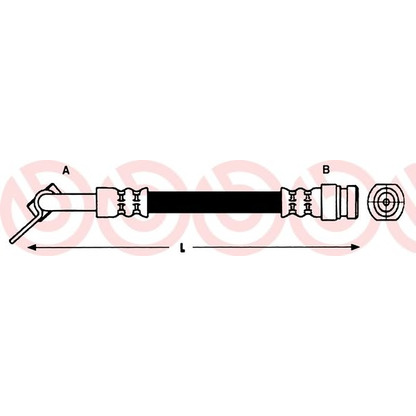 Photo Brake Hose BREMBO T30071