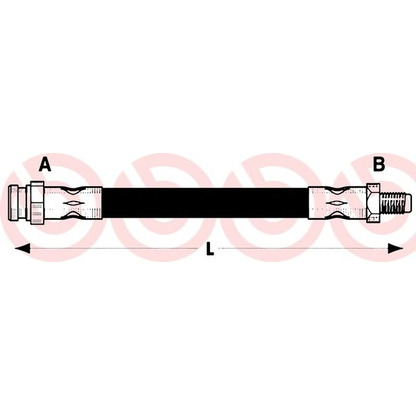 Photo Flexible de frein BREMBO T30104