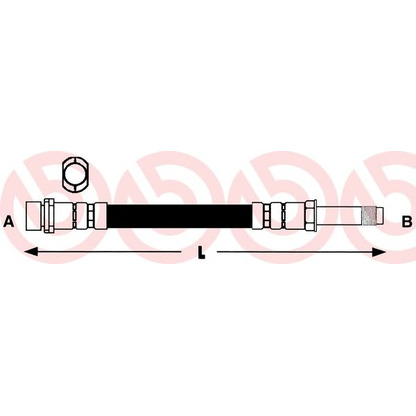 Фото Тормозной шланг BREMBO T50032