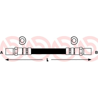 Photo Flexible de frein BREMBO T52003