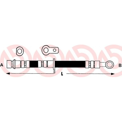 Foto Flessibile del freno BREMBO T52008