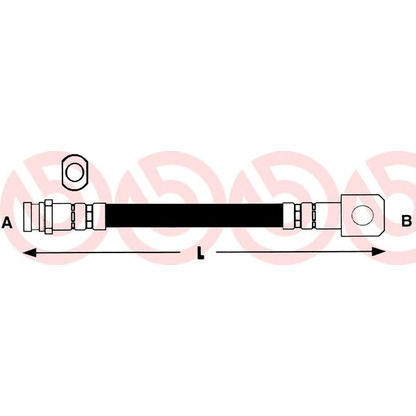 Zdjęcie Przewód hamulcowy elastyczny BREMBO T56004