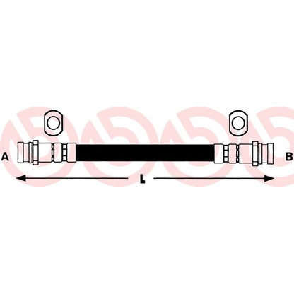 Photo Flexible de frein BREMBO T56100