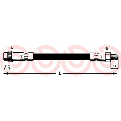 Photo Flexible de frein BREMBO T68031