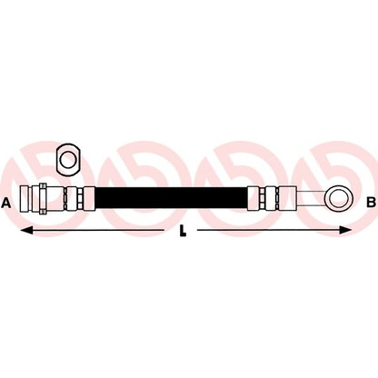 Foto Flessibile del freno BREMBO T79023