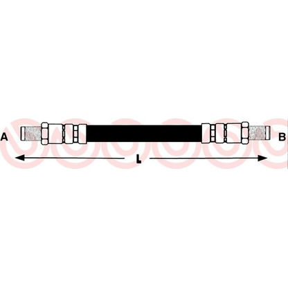 Photo Flexible de frein BREMBO T83081