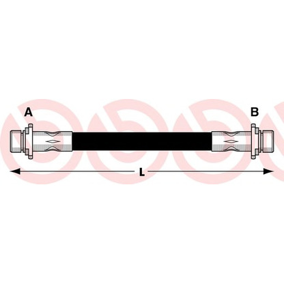 Foto Bremsschlauch BREMBO T83090