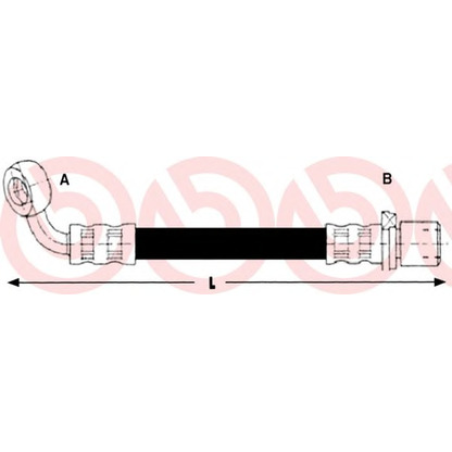 Photo Flexible de frein BREMBO T83093