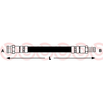 Foto Tubo flexible de frenos BREMBO T85014