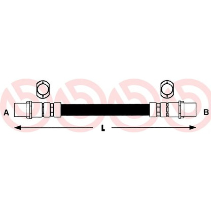 Photo Brake Hose BREMBO T85034