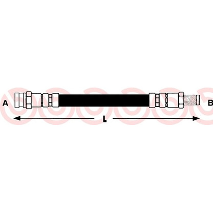Foto Tubo flexible de frenos BREMBO T85076