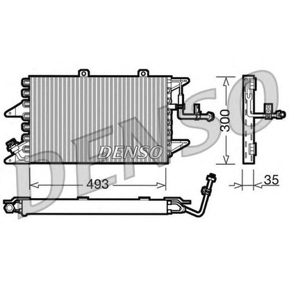 Foto Kondensator, Klimaanlage DENSO DCN09096