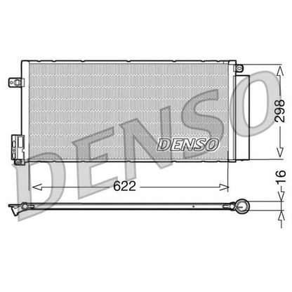 Фото Конденсатор, кондиционер DENSO DCN09110