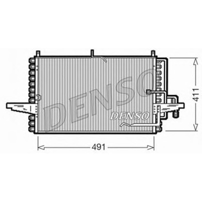 Photo Condenser, air conditioning DENSO DCN10002