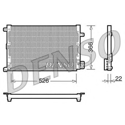 Photo Condenser, air conditioning DENSO DCN01020