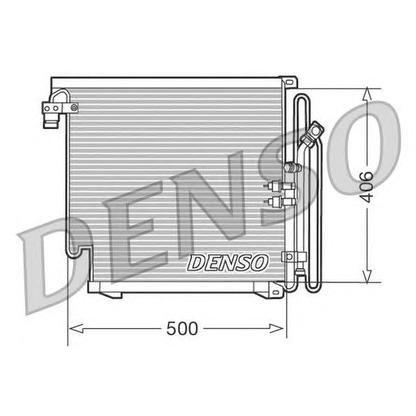 Photo Condenser, air conditioning DENSO DCN02010