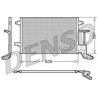 Photo Condenser, air conditioning DENSO DCN02014