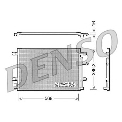 Photo Condenser, air conditioning DENSO DCN02018
