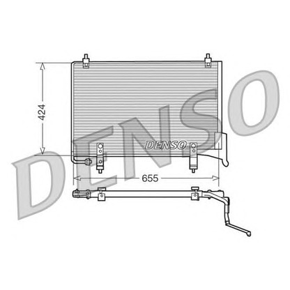 Photo Condenser, air conditioning DENSO DCN11004