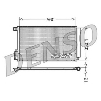 Photo Condenseur, climatisation DENSO DCN13109