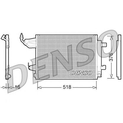 Foto Condensador, aire acondicionado DENSO DCN16001