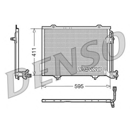 Photo Condenser, air conditioning DENSO DCN17011