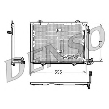 Photo Condenser, air conditioning DENSO DCN17013