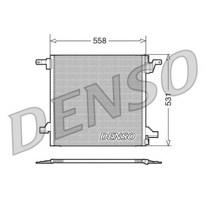 Фото Конденсатор, кондиционер DENSO DCN17022