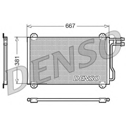 Photo Condenser, air conditioning DENSO DCN17055