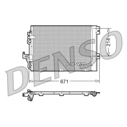 Photo Condenser, air conditioning DENSO DCN20009