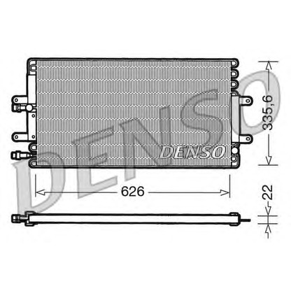 Фото Конденсатор, кондиционер DENSO DCN23001