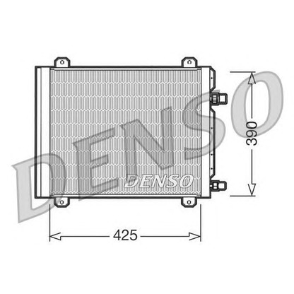 Foto Kondensator, Klimaanlage DENSO DCN23004