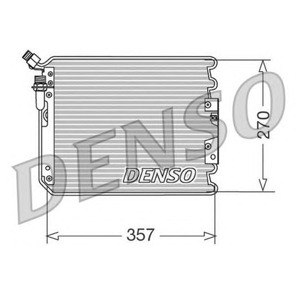 Photo Condenser, air conditioning DENSO DCN28001