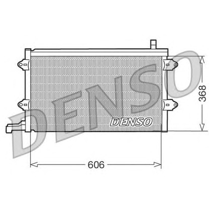 Foto Kondensator, Klimaanlage DENSO DCN32003