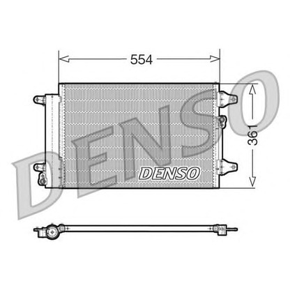 Foto Kondensator, Klimaanlage DENSO DCN32015