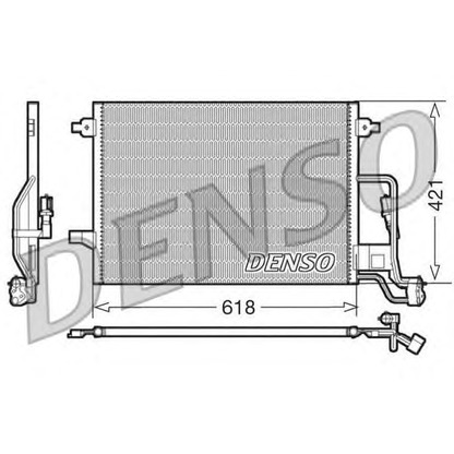 Foto Kondensator, Klimaanlage DENSO DCN32018