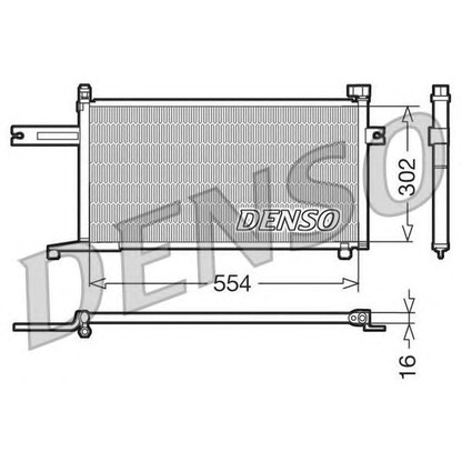 Photo Condenseur, climatisation DENSO DCN46005